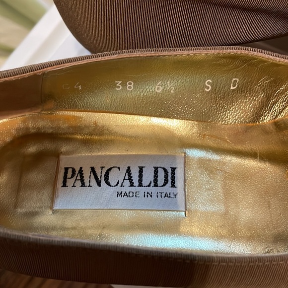 Pancaldi linen tan shoes - Picture 6 of 8